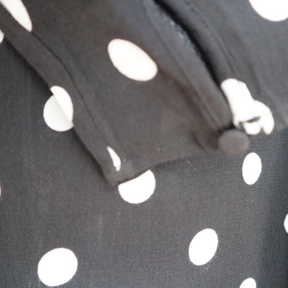 H&M Polka dot Long Sleeves Dress - Size US 4 - Picture 3 of 7